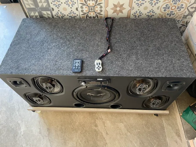 Caixa de Som Automotivo Completa 