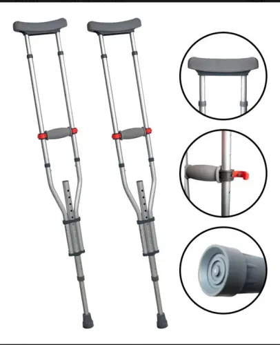 Par de Muletas para Uso Médico