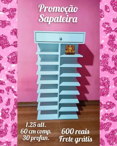 Sapateira 10 Prateleiras - Promoção!