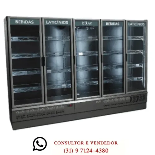 Geladeira Expositora 5 Portas Polar 220v