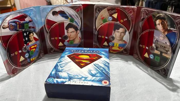 Coleção COLECIONADOR SUPERMAN: Com 8 Blu-ray Motion Picture Anthology