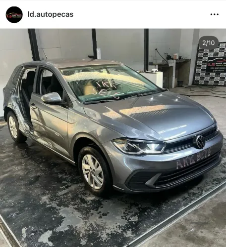 SUCATA VOLKSWAGEN POLO 1.0 TSI MANUAL 2023 PEÇAS E ACESSÓRIOS 