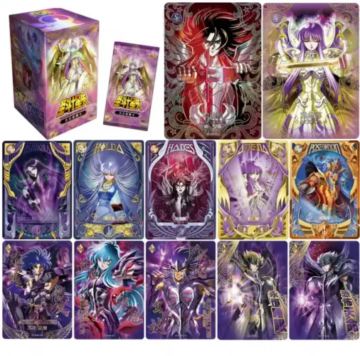 Cartas Cavaleiros do Zodíaco Kayou, volume 4,  5 Boosters