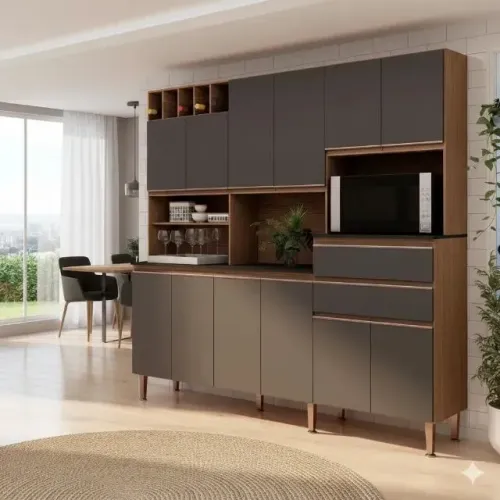 Armário de cozinha 100%MDF (dividimos em ate 10x sem juros)