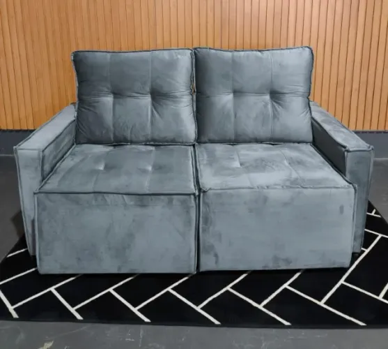 Sofá Retrátil e Reclinável 1,60m Fazemos entrega Novo