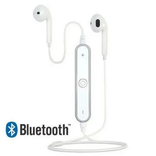 fone de ouvido bt s6 sem fio branco