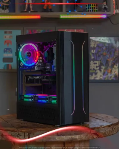 PC Gamer Intel Core i5 10400F, 16GB, SSD 480GB, RX 5500 XT 8GB, Gabinete Bluecase