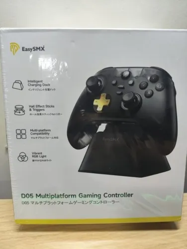Controle Sem Fio Easysmx D05 - C/ Dock De Carregamento - Rgb