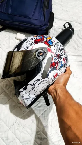 Capacete para moto LS2 FF358 CRAZY CLOWN