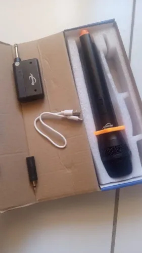Microfone Sem Fio Profissional Átomo MO-MV16