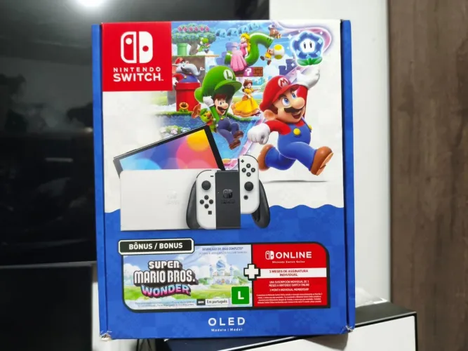 Nintendo switch OLED novo lacrado vendo/troco