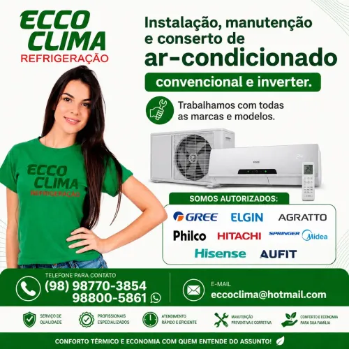 Instalação Manutenção e Conserto de Ar condicionado