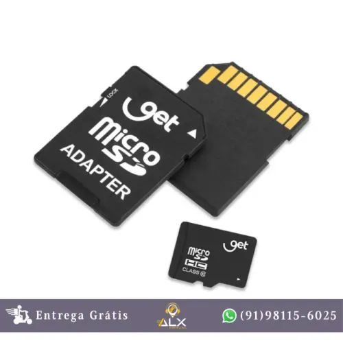 Cartão de Memória Microsd 16gb Com Adaptador Sd Get *ENTREGA GRÁTIS*