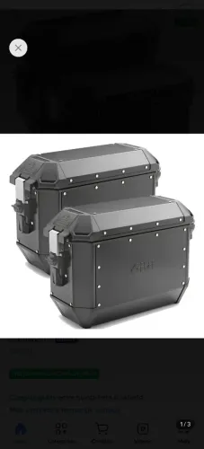 Par Bauleto Givi Trekker 36 lts Alaska