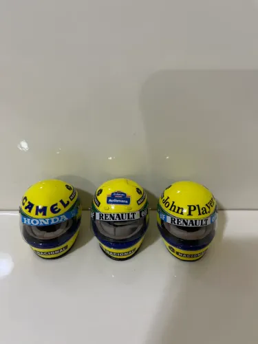 Mini Capacetes Ayrton Senna Novos