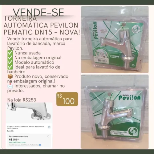Vendo torneira automática 