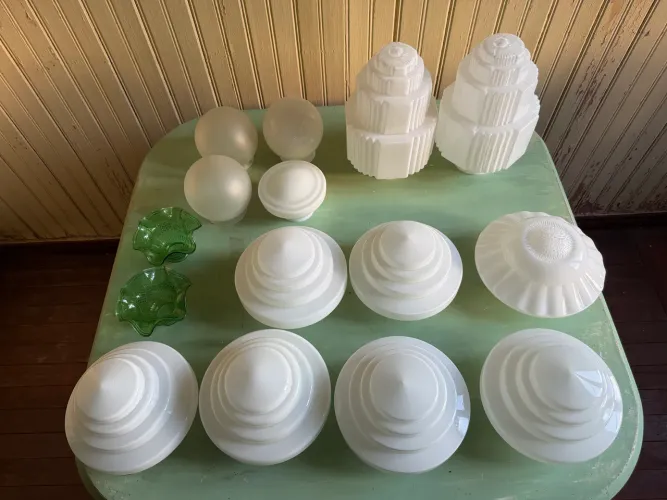 Luminarias/bojos antigos vintage 299 e 99 consulte