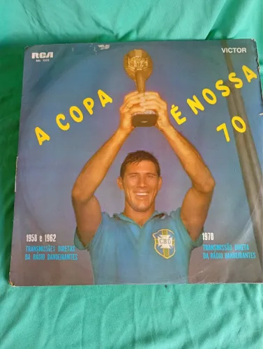 Disco de vinil A copa é nossa 1970
