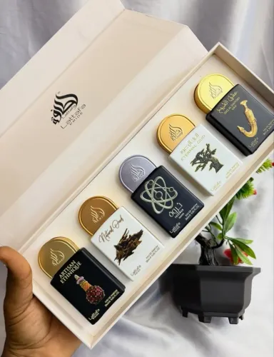 Kit Lattafa Pride Gift Box Eau de Parfum 20ml 5 Unidades Original Lacrado