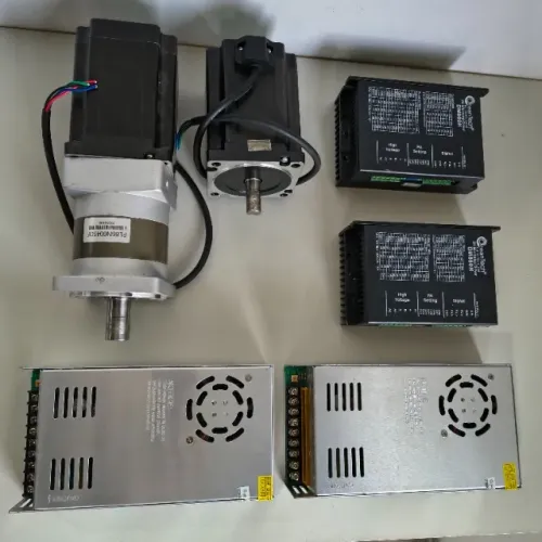 Motor de passo para automação com drivers e fonte