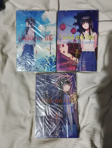 Mangá I sold my life for ten thousand yen per year - Coleção Completa 3 Volumes - JBC
