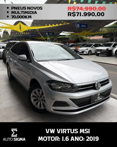 Volkswagen Virtus 1.6 MSI Flex 16V 5P Mec. 2019