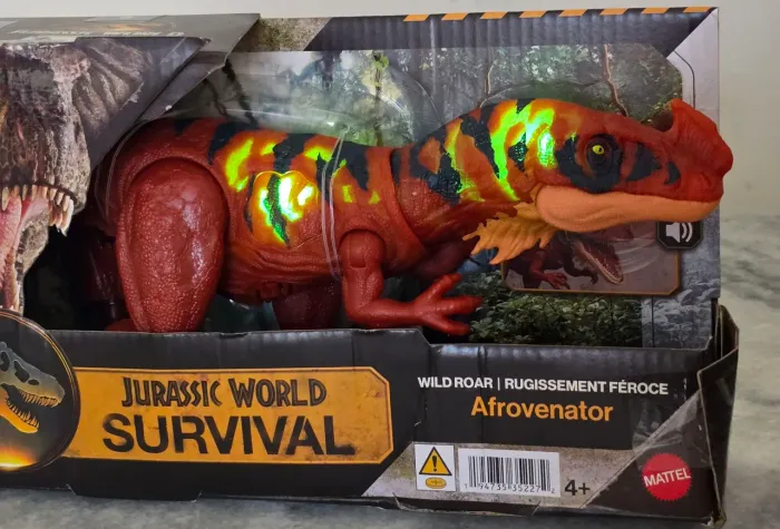 Jurassic World Survival Afrovenator Mattel lacrado