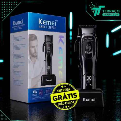 MÁQUINA DE CORTE PROFISSIONAL KEMEI KM-1766