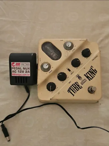 Pedal Ibanez Tube King TK999 (Valvulado) + Fonte AC 12V - Vintage