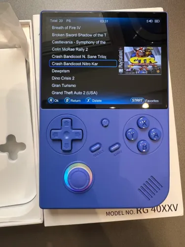 Console Portátil Anbernic RG40XXV novo com jogos