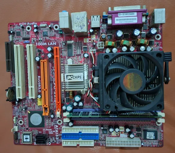 Placa + Processador + memória