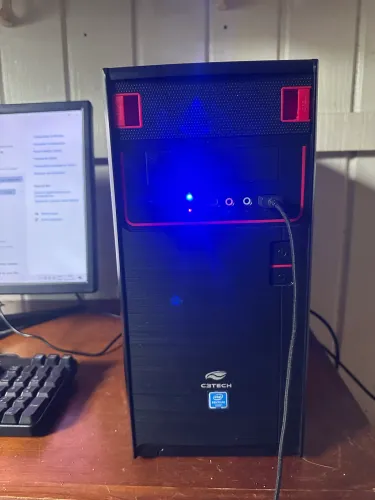 PC Completo com SSD 240GB + Monitor, Teclado, Pronto para Uso