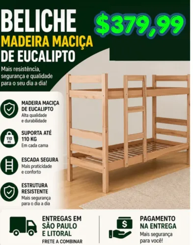 BELICHE NATURAL DIRETO DA FÁBRICA ATACADO E VAREJO SÓ 379,99