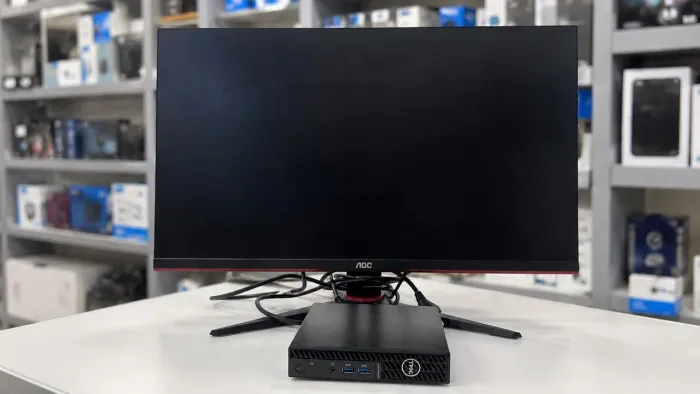 MINI PC DELL OPTIPLEX + MONITOR GAMER 144htz 27 POLEGADAS AOC