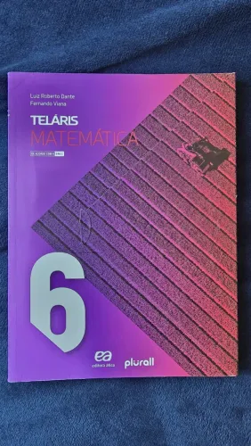 Livro Telaris Matemática 6º Ano E.Fundamental II Excelente conteúdo, c/ caderno atividades