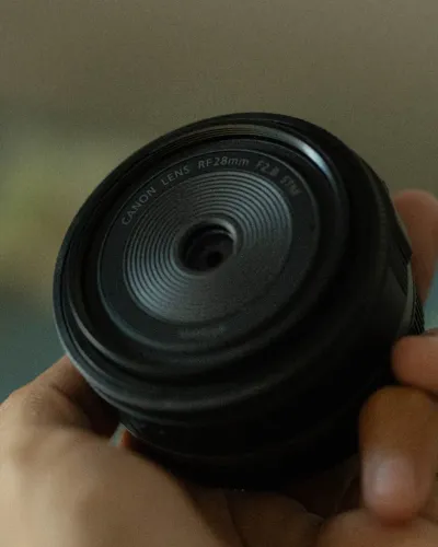 Lente Canon Rf 28mm F2.8 (na Garantia) + Nf-e + 2 Filtros