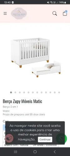 Berço que vira cama