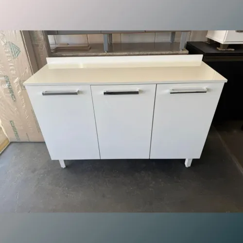 Balcão de cozinha com tampo reto - entrego hoje