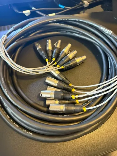 Multicabo Aquarius 6 vias XLR/XLR 10 mts