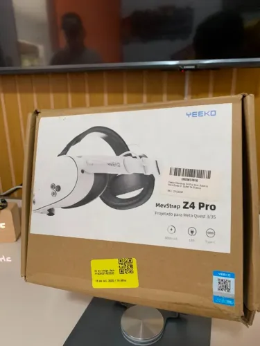 Yeeko Mevstrap Z4 Pro Com Bateria Para Quest 3 Quest 3s Branco