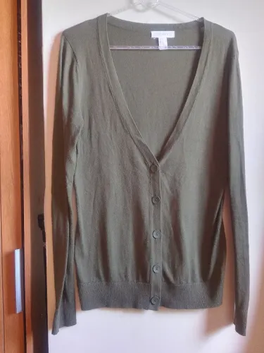 Cardigã verde talla M marca Forever 21