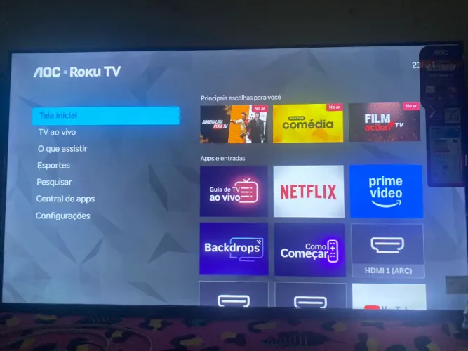Smart TV AOC de 43 polegadas