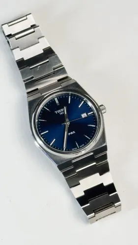 Relógio Masculino Tissot Prx Azul 40mm Quartz (Usado)