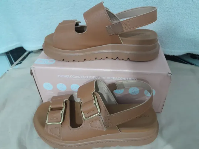 Sapato papete caramelo 