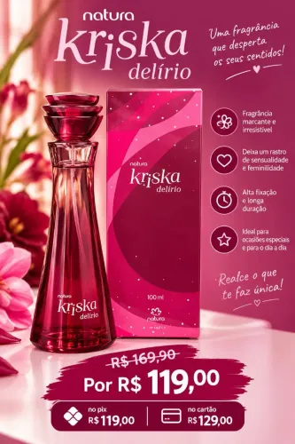 Perfume natura kriska delírio