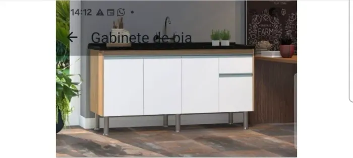 Gabinete de pia
