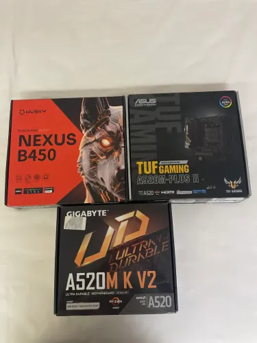 Placa mãe AM4-B450 e A520-ASUS E NEXUS
