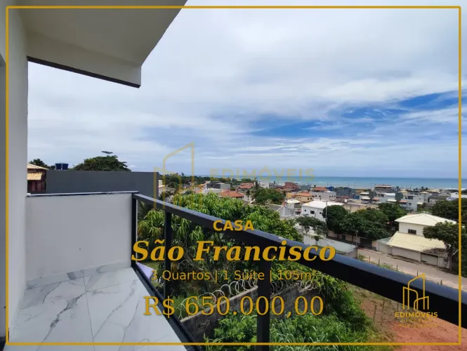 Linda Casa em São Francisco: 3 Quartos, Suíte e Proximidade da Praia!