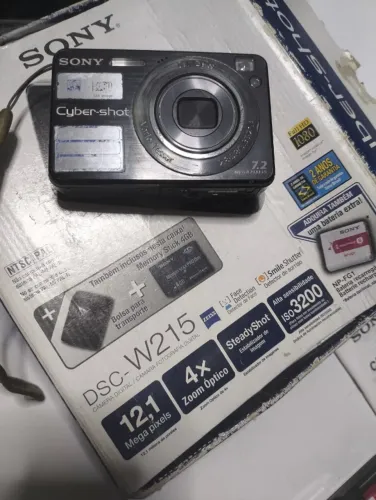 Câmera Digital Sony W120 Com Todos Acessórios (Usado)