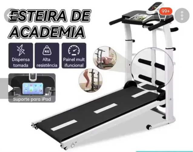 Esteira de corrida e caminhada sem uso 